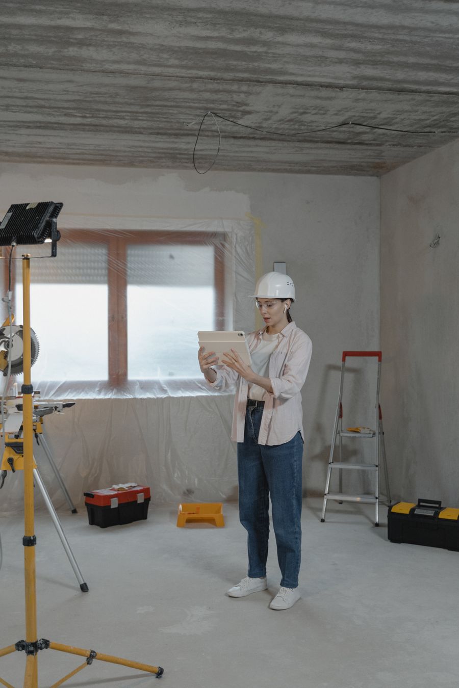 On-site spatial reading and room measurement