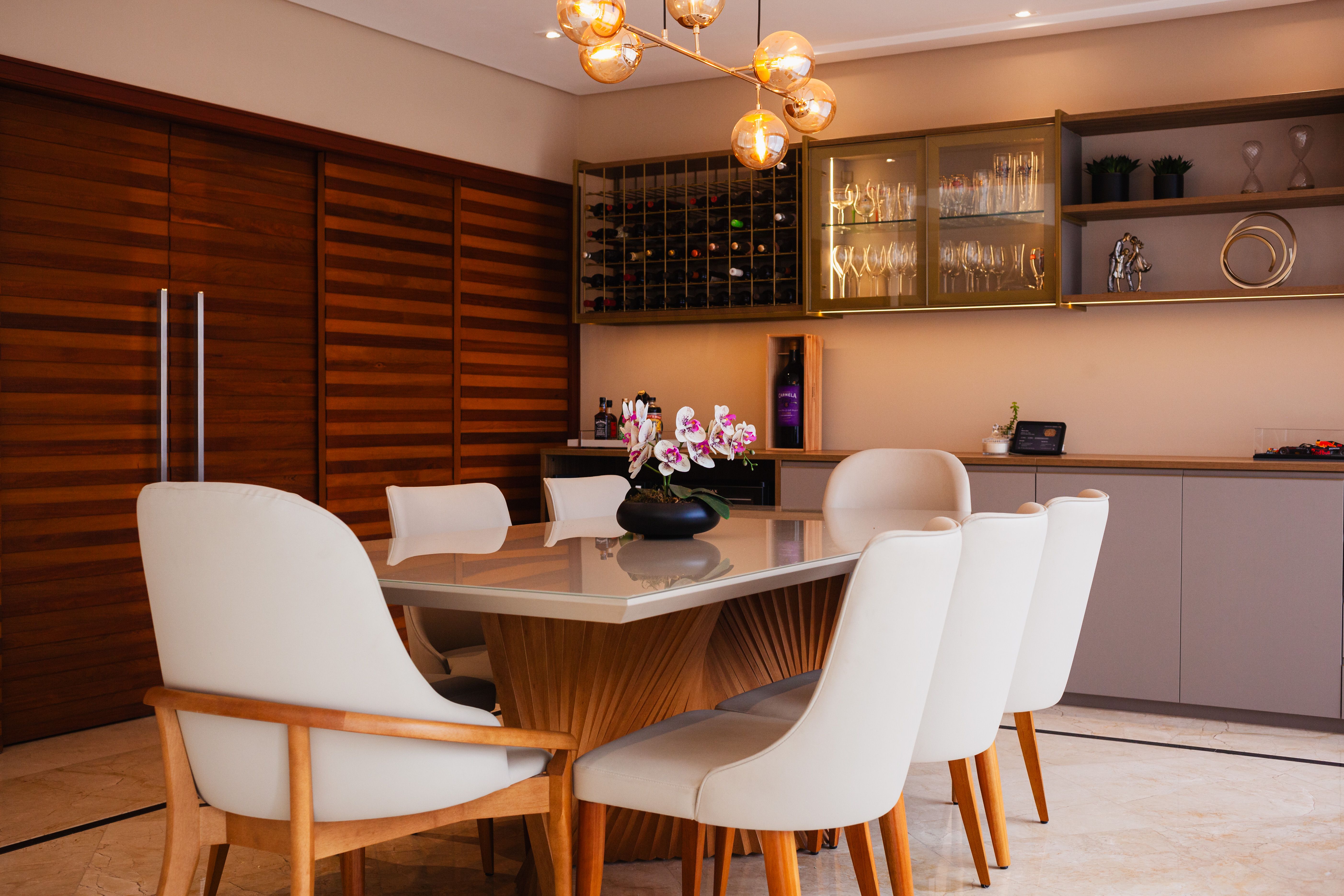 Open-plan apartment interior after coordinated refurbishment